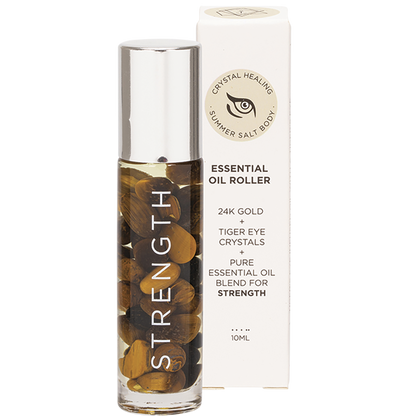 Summer Salt Body - Essential Oil Roller 24K Gold Strength Tiger Eye 10ml