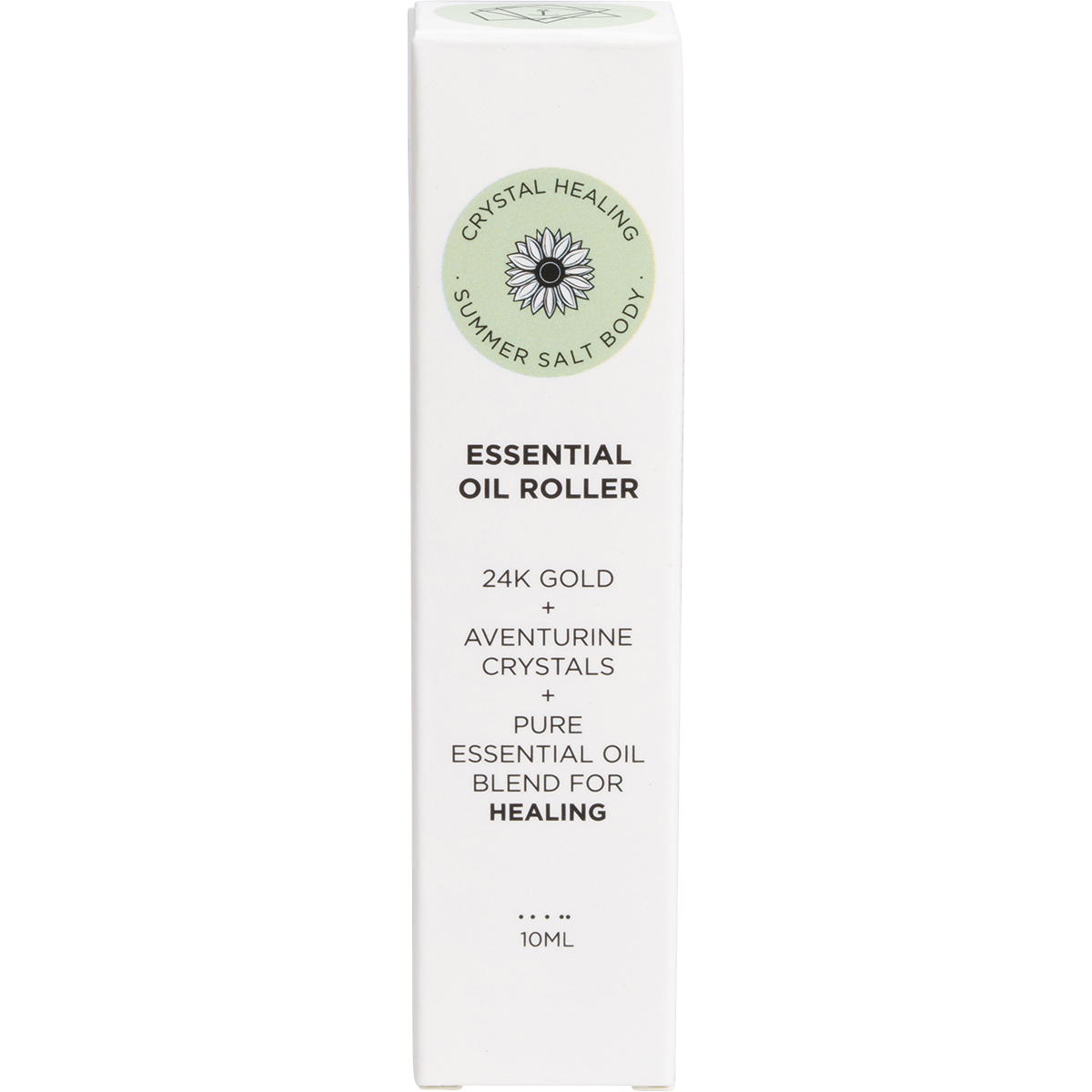 Summer Salt Body - Essential Oil Roller 24K Gold Healing Aventurine 10ml