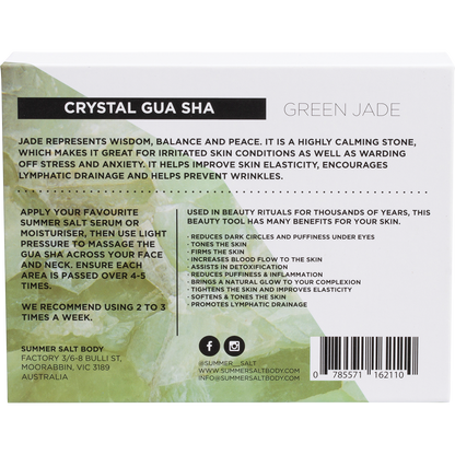 Summer Salt Body - Green Jade Gua Sha