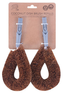 Eco Basics - Coconut Dish Brush Refills 2pk
