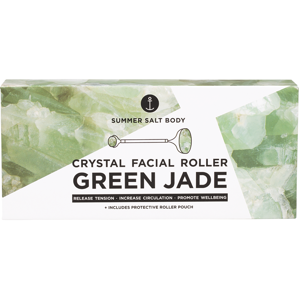 Summer Salt Body - Crystal Facial Roller Green Jade