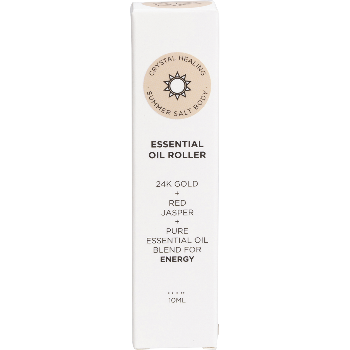 Summer Salt Body - Essential Oil Roller 24K Gold Energy Red Jasper 10ml