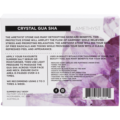 Summer Salt Body - Crystal Gua Sha Amethyst