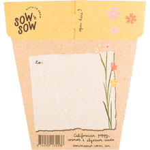 Sow 'n Sow - Gift of Seeds Wildflowers