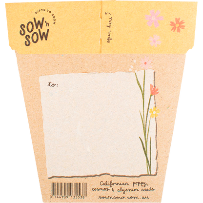 Sow 'n Sow - Gift of Seeds Wildflowers