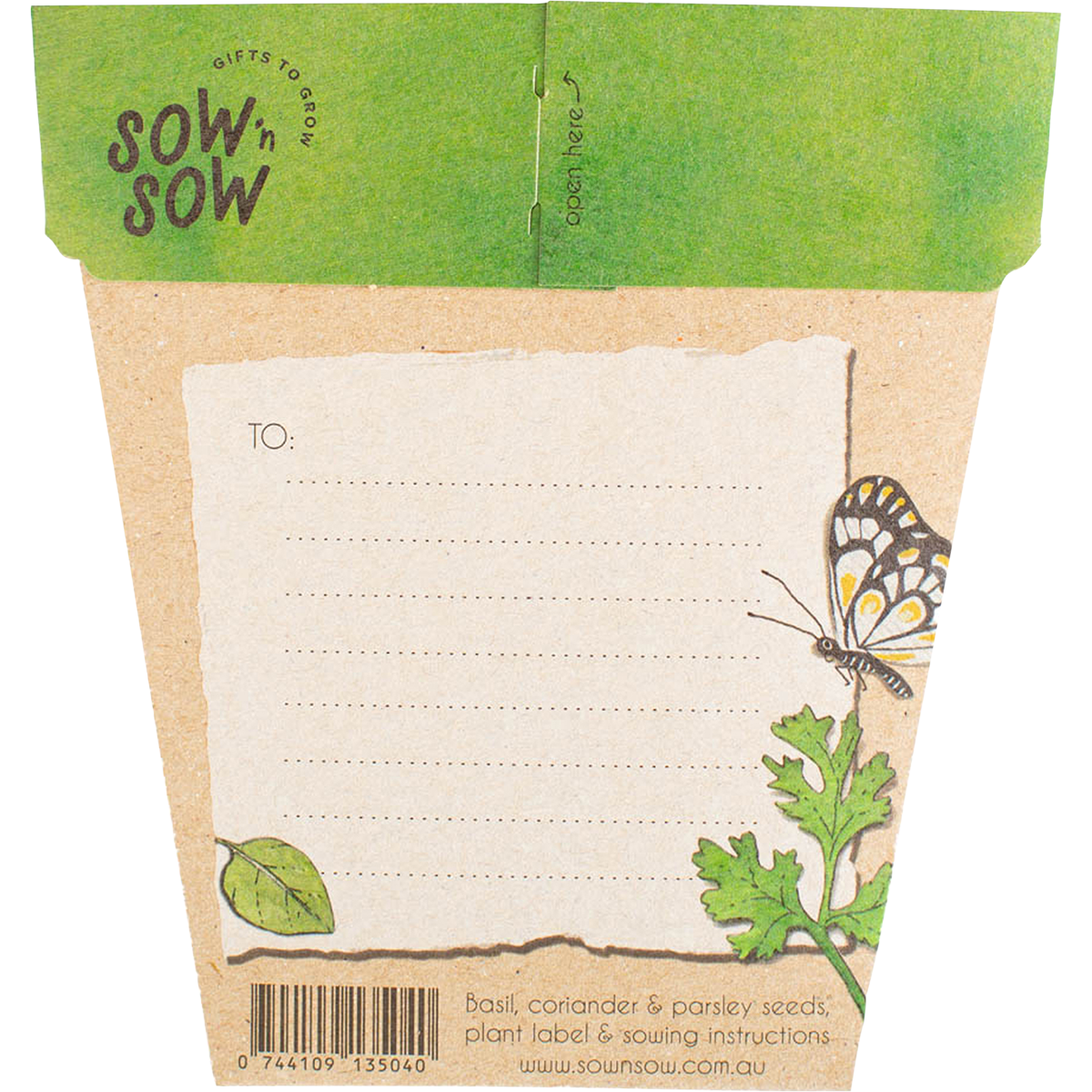 Sow 'n Sow - Gift of Seeds Trio of Herbs