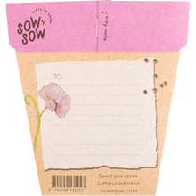 Sow 'n Sow - Gift of Seeds Sweet Pea