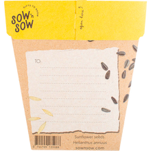 Sow n Sow - Gift of Seeds Sunflower