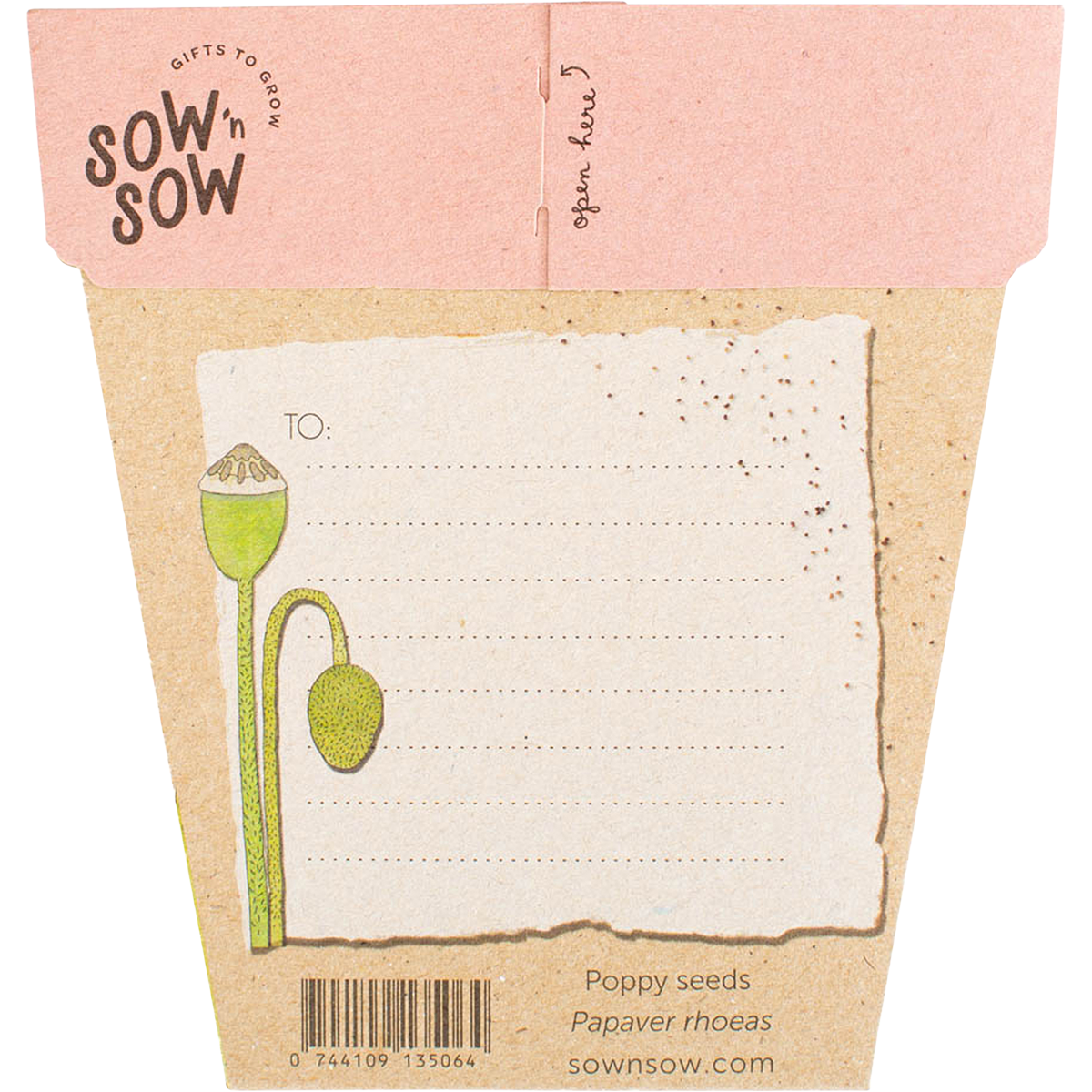 Sow n Sow - Gift of Seeds Poppy