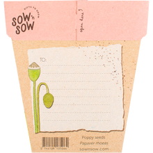 Sow n Sow - Gift of Seeds Poppy