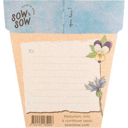 Sow 'n Sow - Gift of Seeds Culinary Flowers