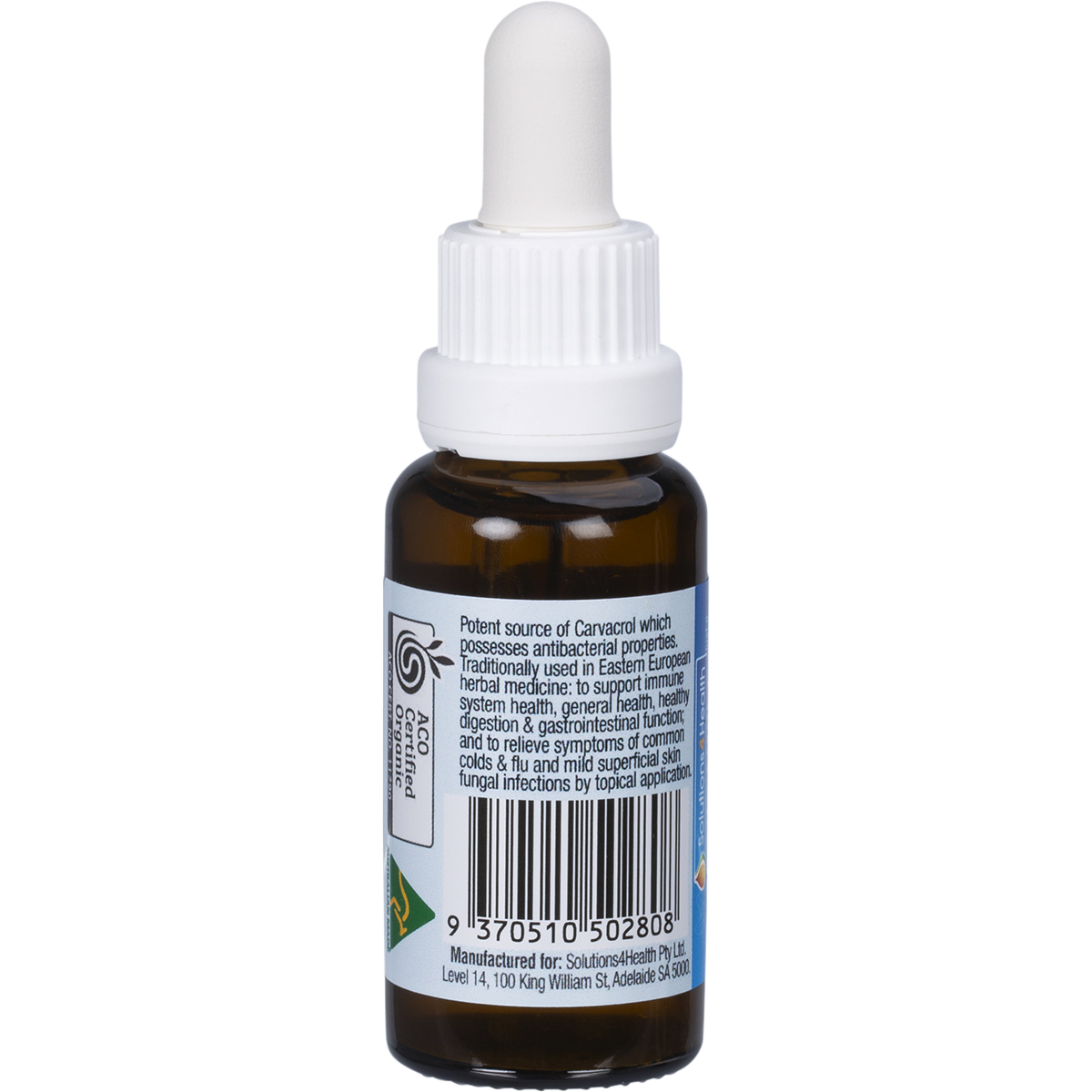 Solutions For Health - Oil of Wild Oregano 25ml