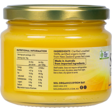 Sol - Organic Ghee 275g
