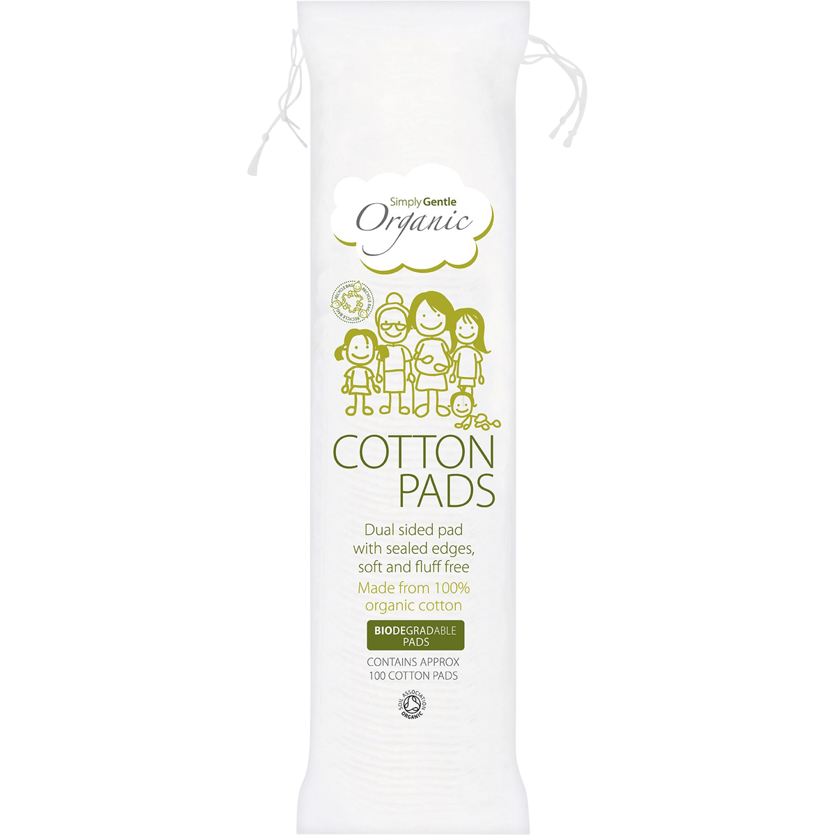 Simply Gentle Organic - Cotton Pads 100pk