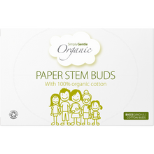 Simply Gentle - Paper Stem Buds 100% Organic Cotton Tips 200pk