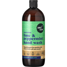 Simply Clean - Hand Wash Lime & Peppermint 1lt