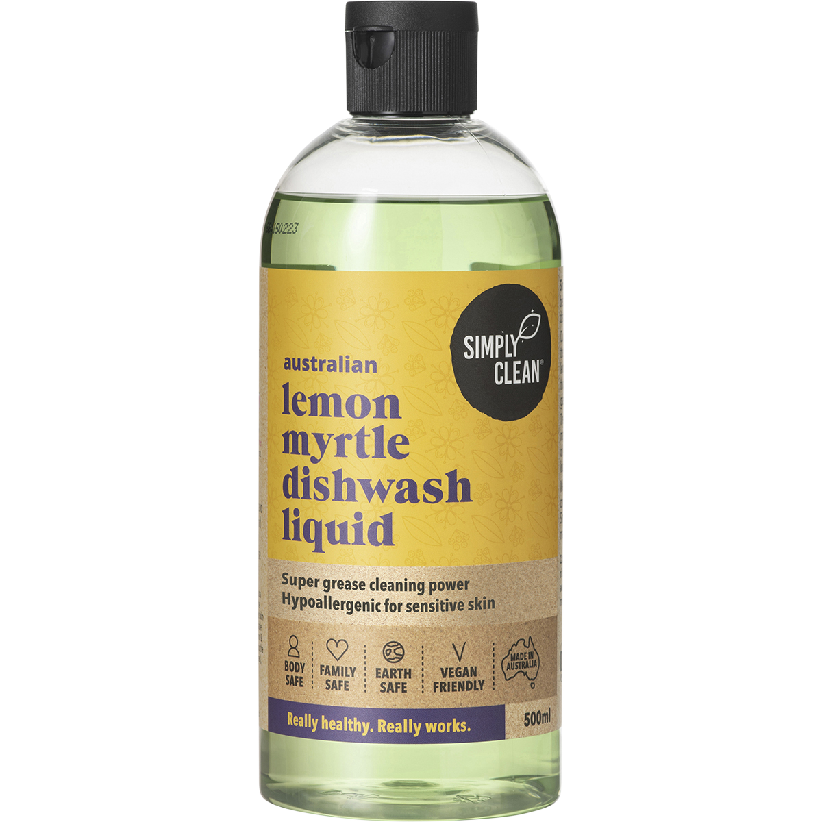 Simply Clean - Dishwash Liquid Lemon Myrtle 500ml