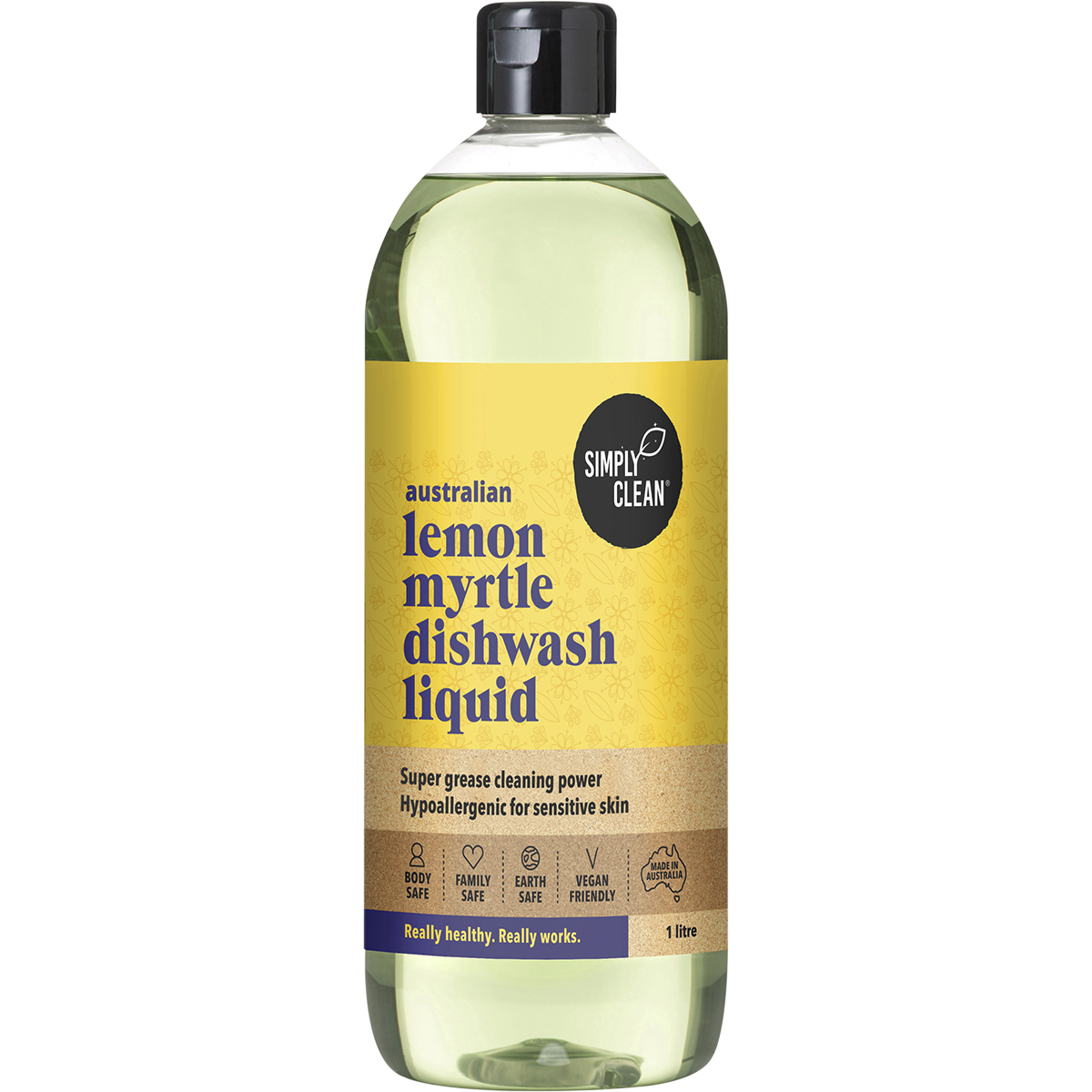 Simply Clean - Dishwash Liquid Lemon Myrtle 1lt