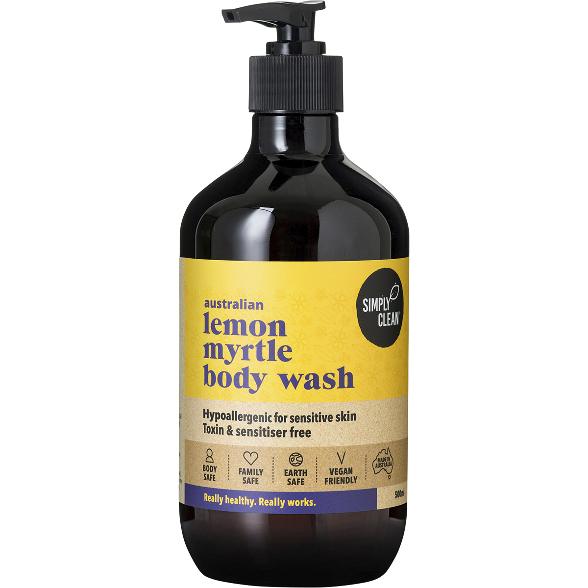 Simply Clean - Body Wash Lemon Myrtle 500ml