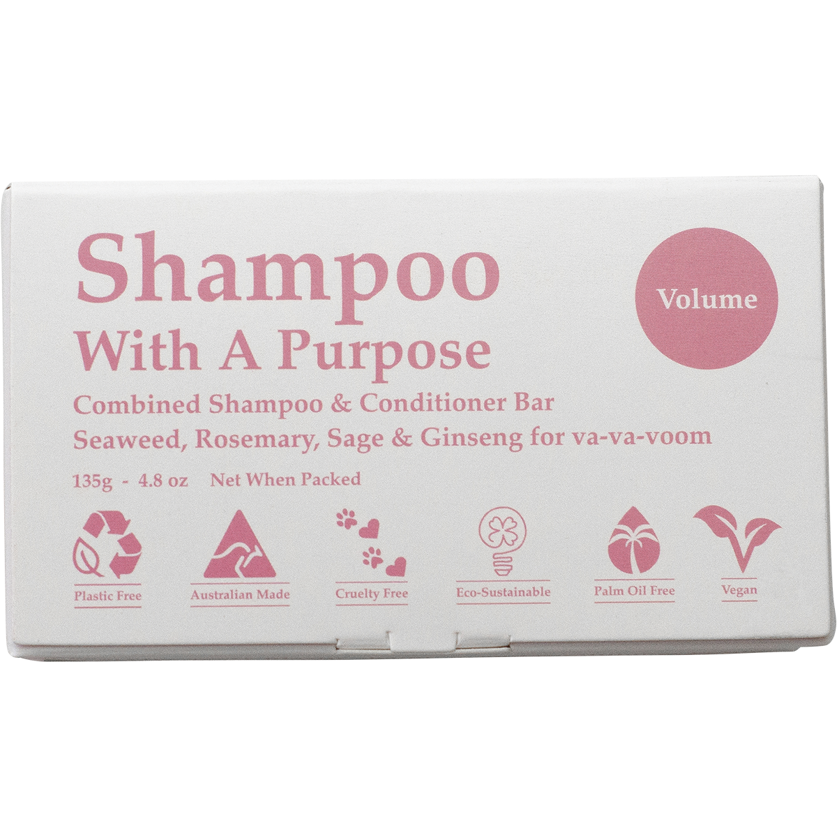Shampoo With A Purpose - Shampoo & Conditioner Bar Volume 135g