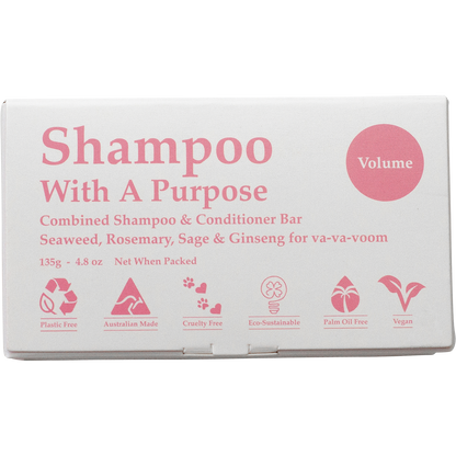 Shampoo With A Purpose - Shampoo & Conditioner Bar Volume 135g