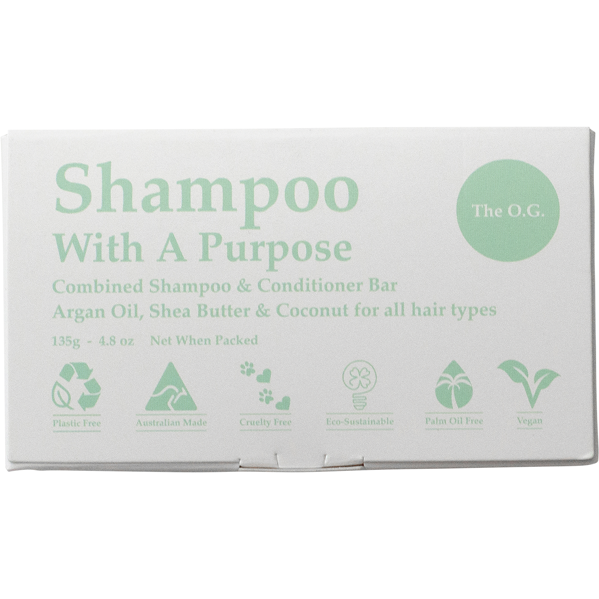 Shampoo With A Purpose - Shampoo & Conditioner Bar The O.G. for All Hair 135g