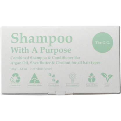 Shampoo With A Purpose - Shampoo & Conditioner Bar The O.G. for All Hair 135g