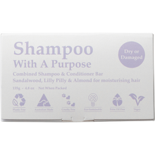 Shampoo With A Purpose - Shampoo & Conditioner Bar Dry or Damaged Hair 135g
