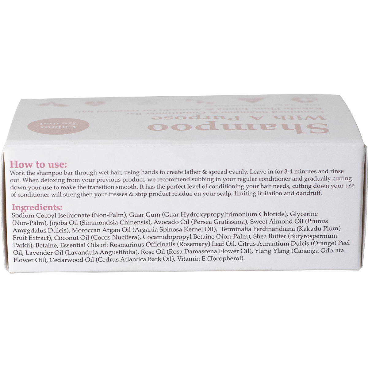 Shampoo With A Purpose - Shampoo & Conditioner Bar Colour Treated Hair 135g