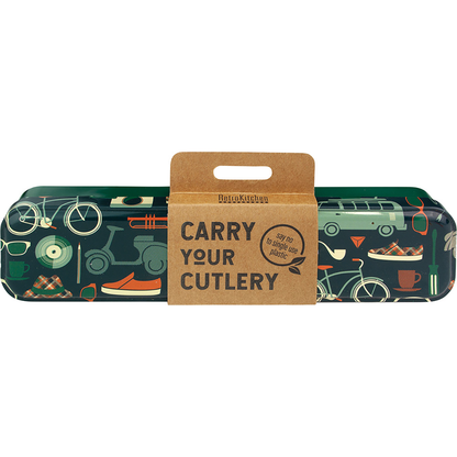 Retro Kitchen - Retro Man Stainless Steel Cutlery Set