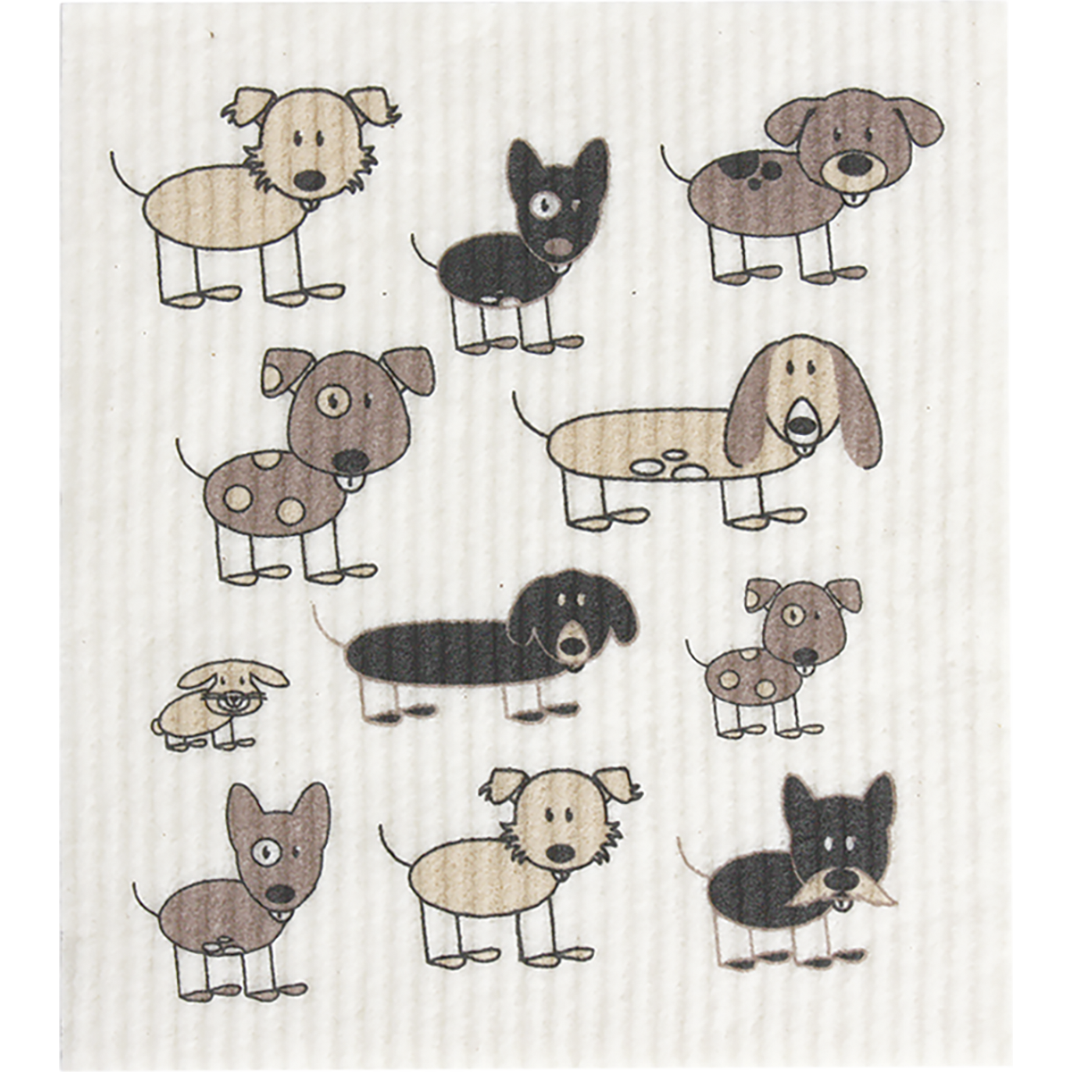 Retro Kitchen - 100% Compostable Sponge Cloth Dogs