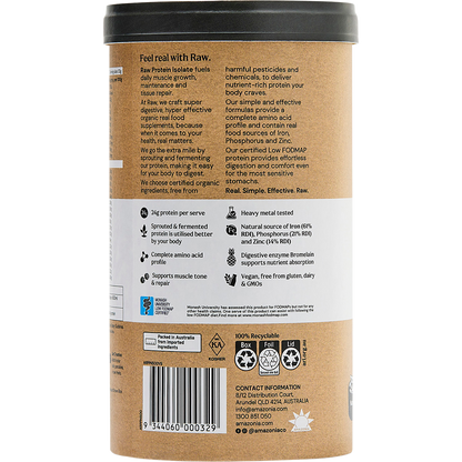 Raw Amazonia - Raw Protein Isolate Natural 500g