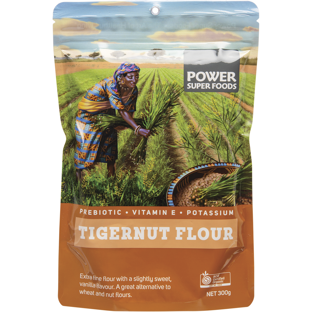Power Superfoods - Tigernut Flour Certified Organic 300g