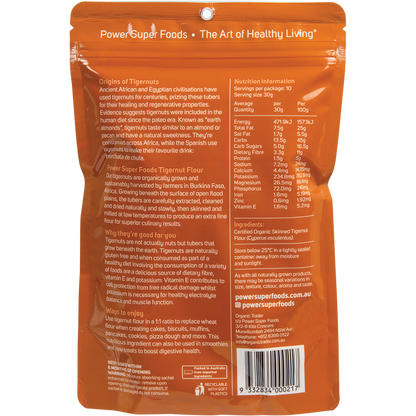 Power Superfoods - Tigernut Flour Certified Organic 300g