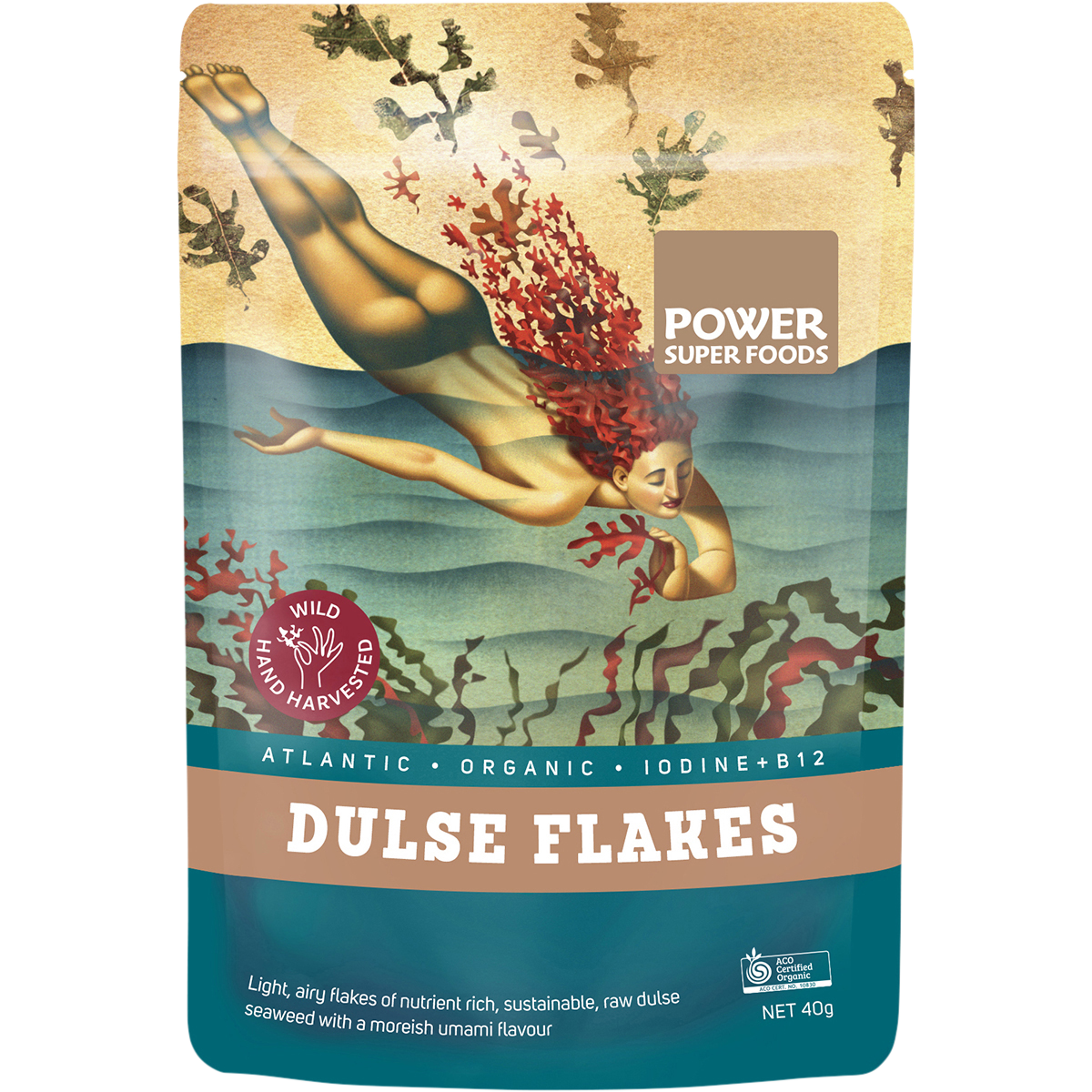 Power Superfoods - Dulse Flakes Certified Organic 40g