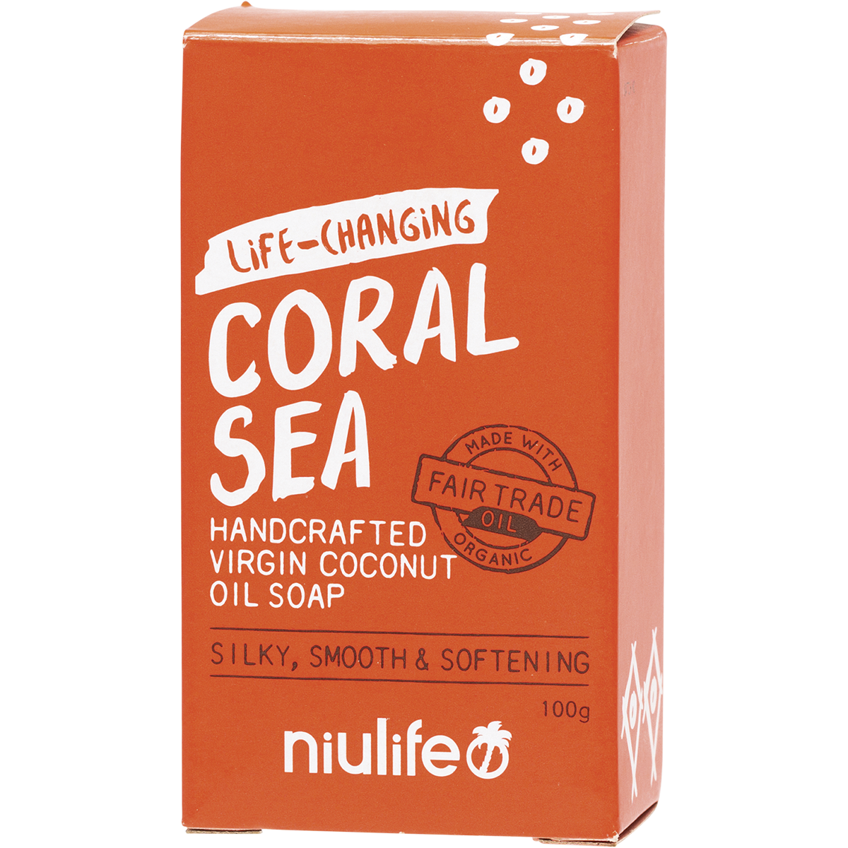 Niulife - Coconut Oil Soap Coral Sea 100g