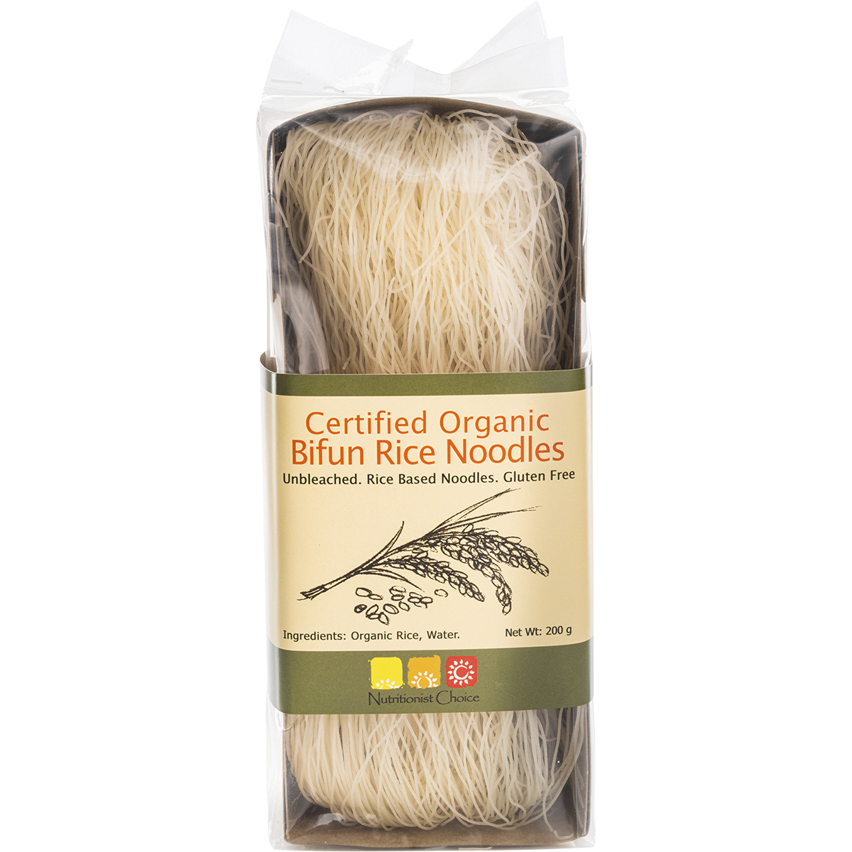 Nutritionist Choice - Rice Noodles Bifun Unbleached 200g