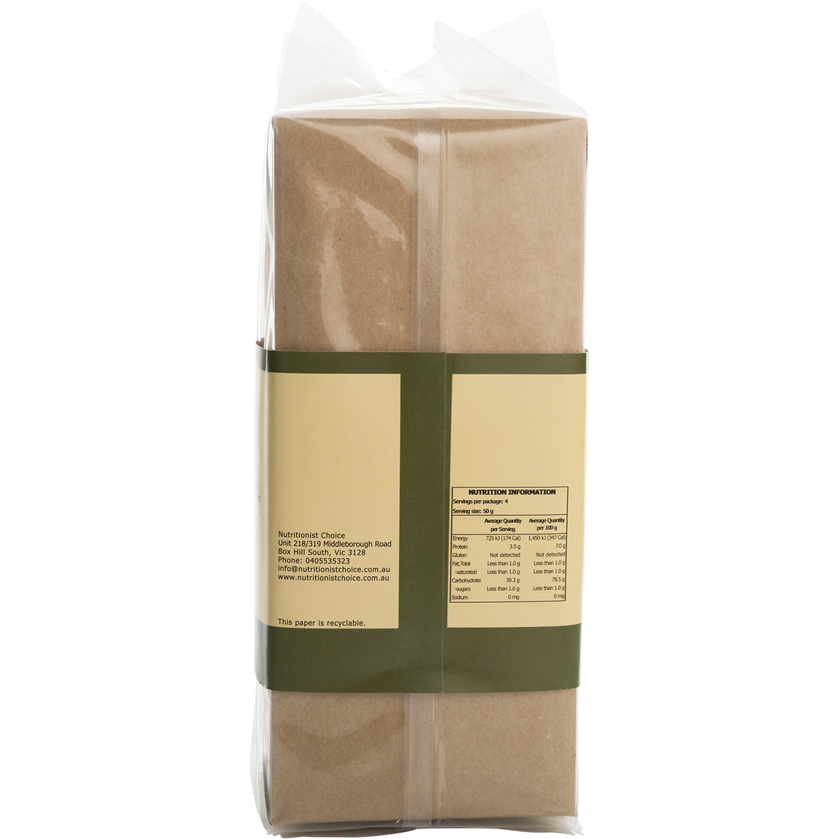 Nutritionist Choice - Rice Noodles Bifun Unbleached 200g