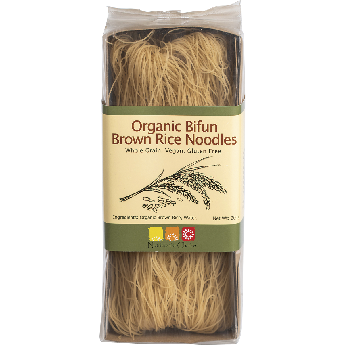 Nutritionist Choice - Rice Noodles Bifun Brown 200g
