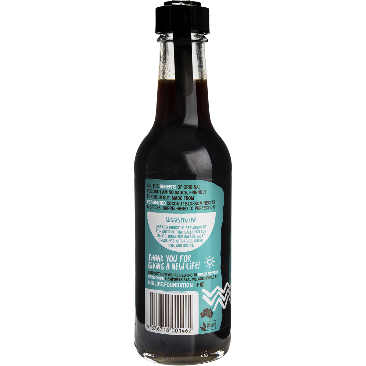 Niulife - Organic Coconut Amino Sauce Naked 250ml