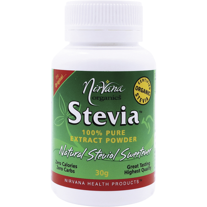 Nirvana Organics - Stevia 100% Pure Extract Powder 30g