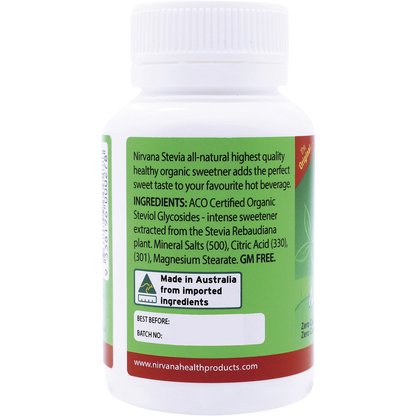 Nirvana Organics - Stevia 100% Pure Extract Powder 30g