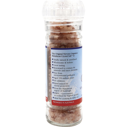 Nirvana - Himalayan Salt Granules Glass Grinder 125g