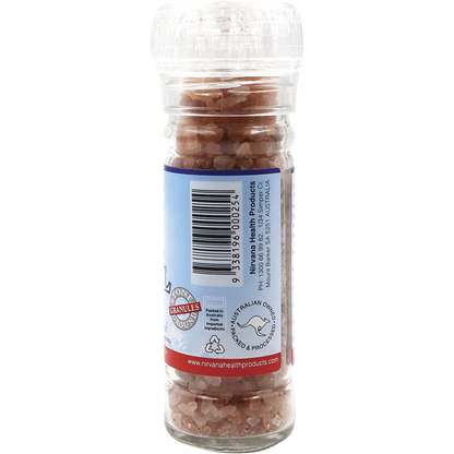 Nirvana - Himalayan Salt Granules Glass Grinder 125g