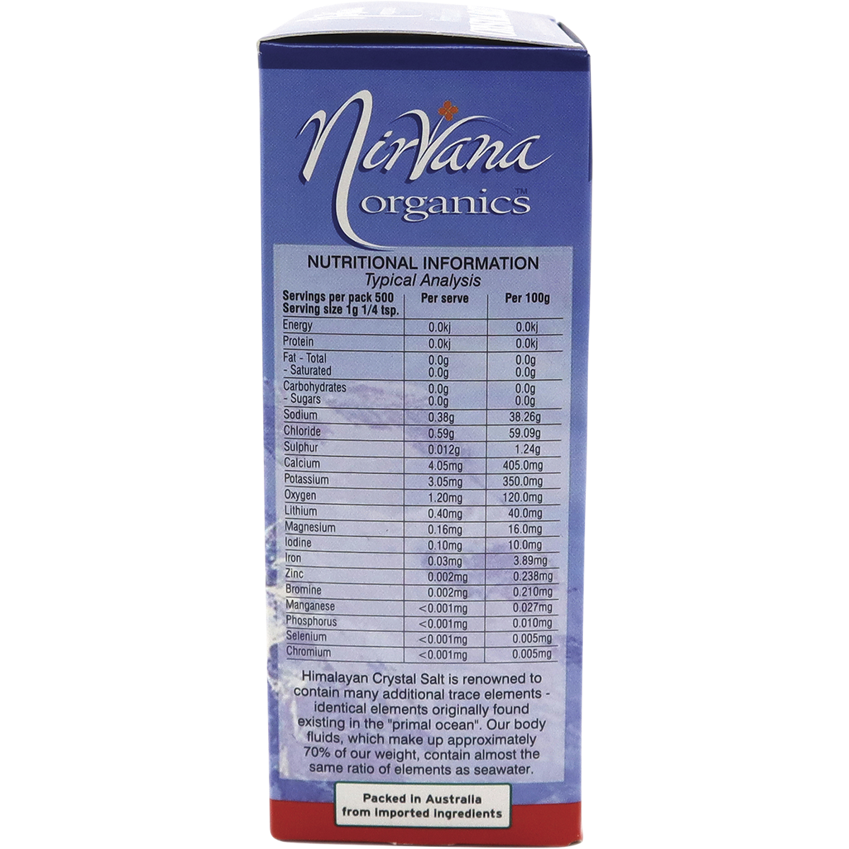 Nirvana - Himalayan Salt Fine 500g