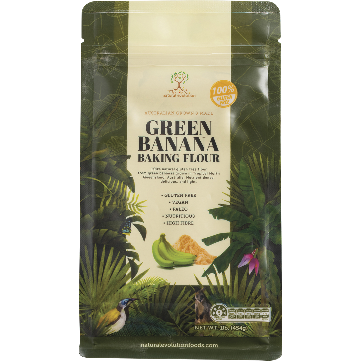 Natural Evolution - Green Banana Baking Flour 454g