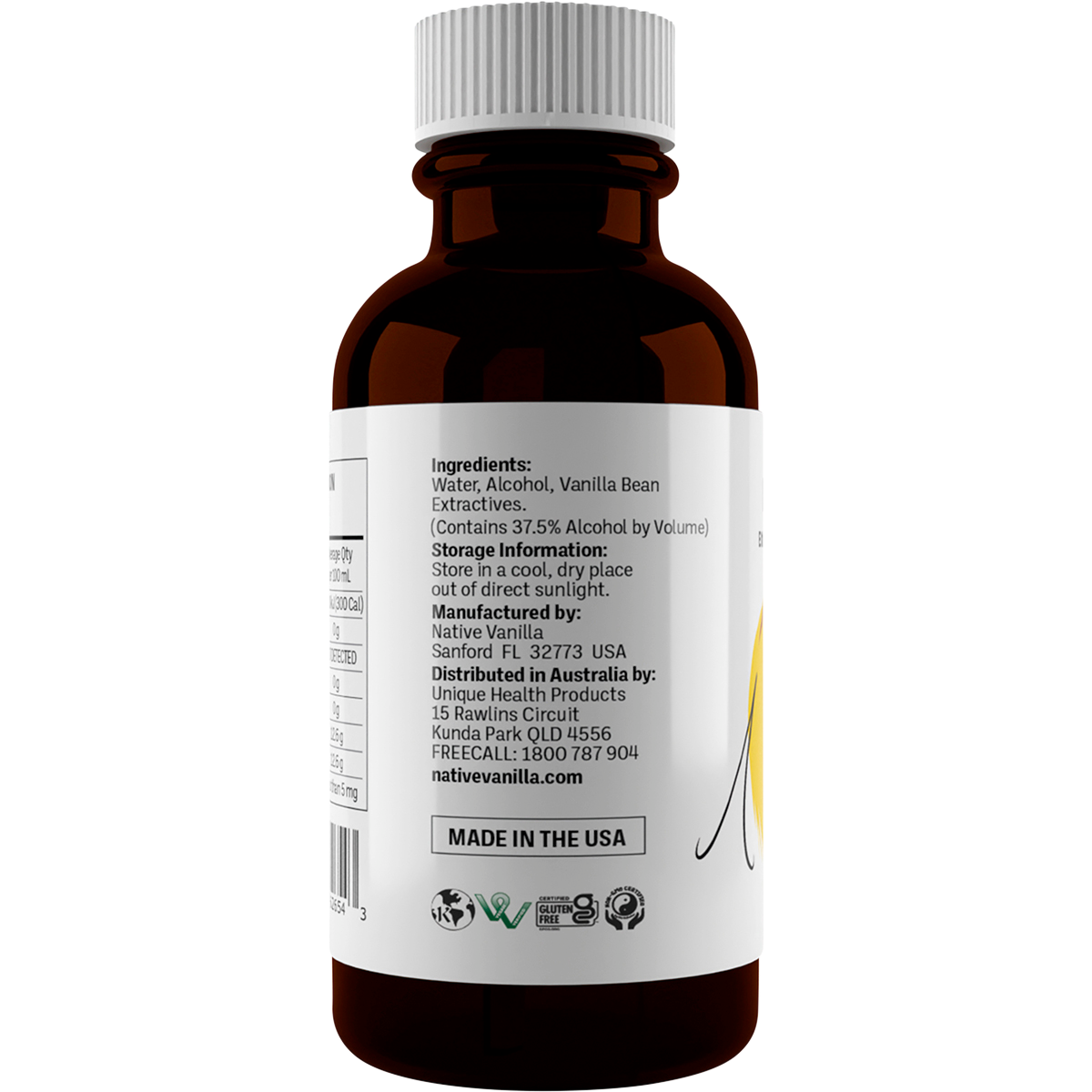 Native Vanilla - Pure Vanilla Extract 100ml