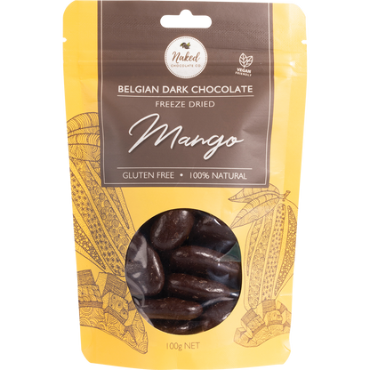 Naked Chocolate Co - Freeze Dried Mango Dark Chocolate 100g