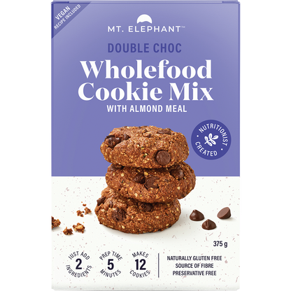 Mt. Elephant - Wholefood Cookie Mix Double Choc 375g