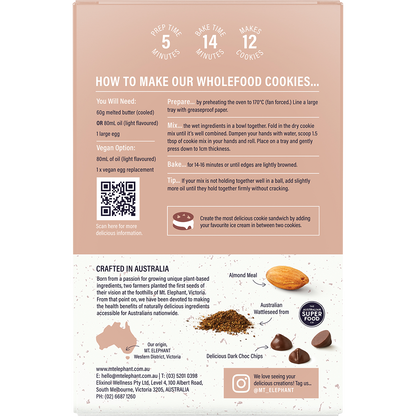 Mt. Elephant - Wholefood Cookie Mix Chocolate Chip 375g